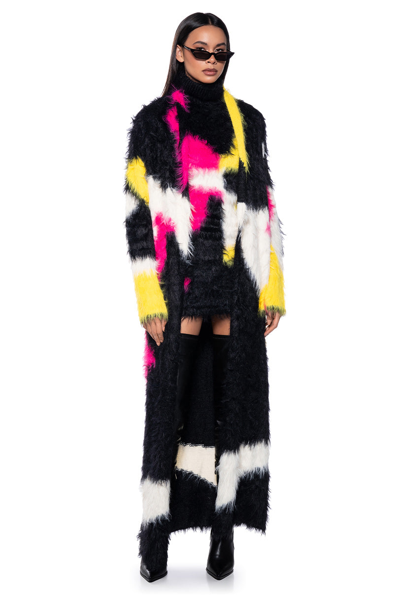 KIKI ULTRA FUZZY LONG CARDIGAN view 0
