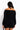 Back View Kill Em With Kindness Off The Shoulder Mini Dress in Black