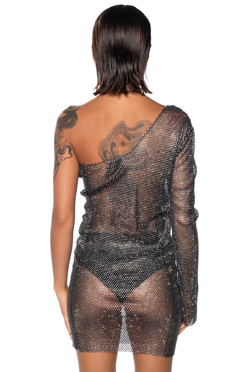 Extra View Knight In Shining Armor One Shoulder Mini Dress
