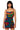 Front View Know No Better Print Mini Dress