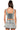 Detail View Kristy Stone Wash Denim Corset Top