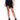 Front View Kya Cinched Parachute Mini Skirt