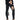 Front View Kylie Cut Out Ribbed Legging