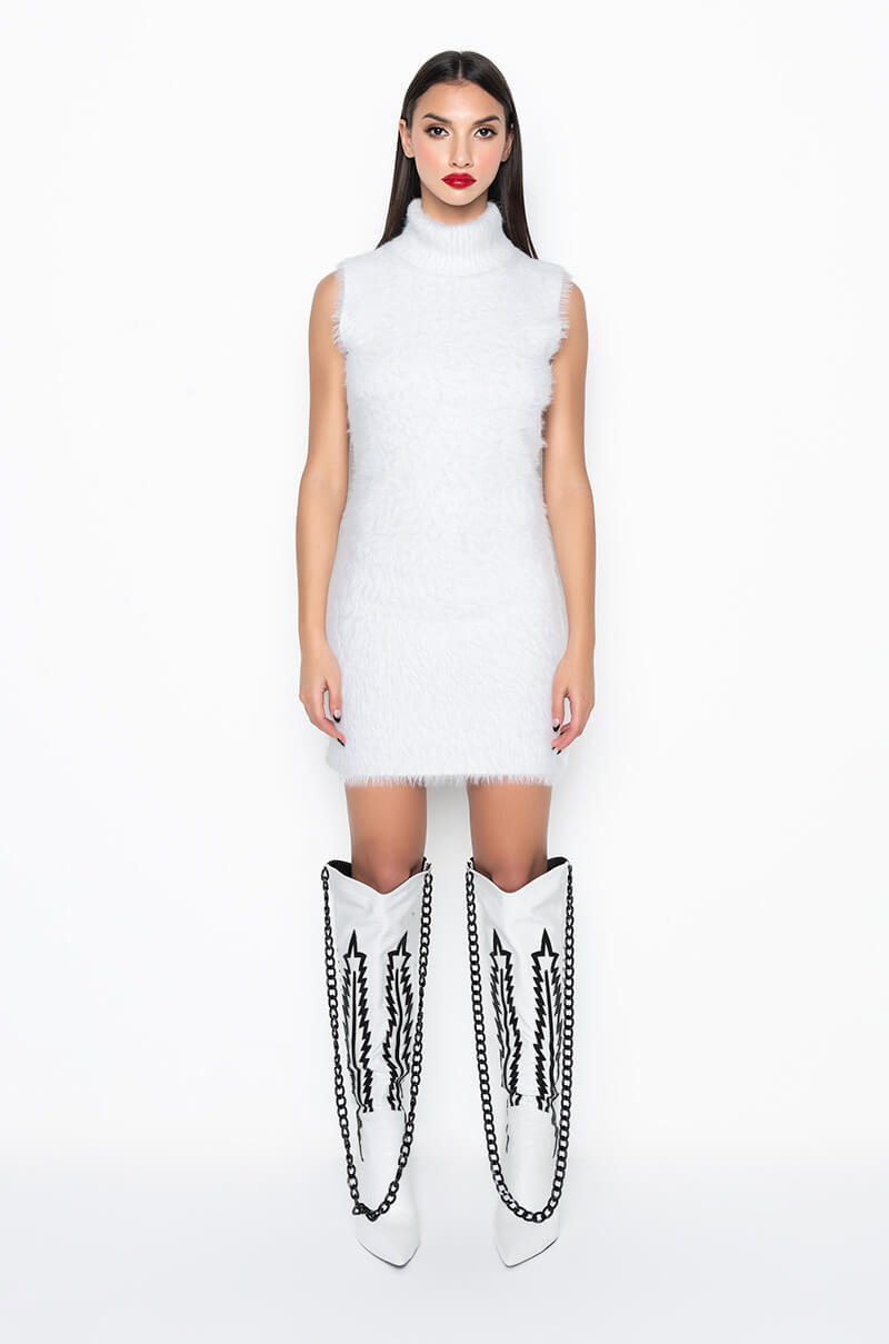 Extra View Kylie Fuzzy Mini Dress