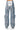 Full View La Isla Metallic Cargo Jeans In Silver