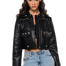 Front View La Nita Rivet Moto Jacket