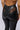 Extra View Lace Detail Paneled Faux Leather Leggings In Black