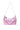 Side View Lada Metallic Shoulder Bag In Pink