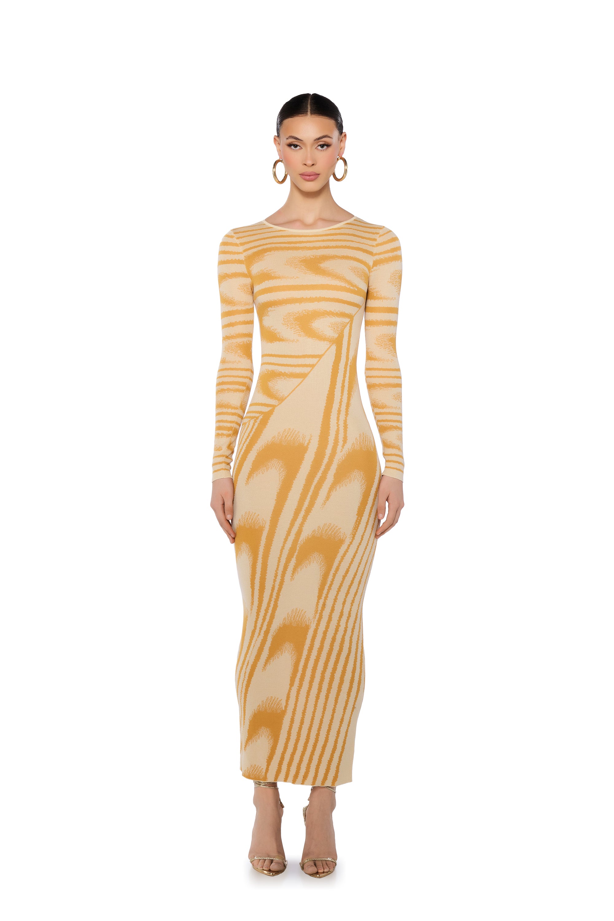 LAKELYN LIGHTWEIGHT KNIT MAXI DRESS IN MUSTARD AKIRA LAKELYN LIGHTWEIGHT KNIT MAXI DRESS IN MUSTARD AKIRA