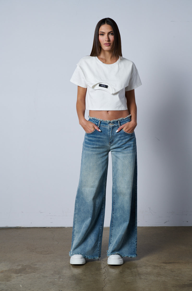 Detail View Lark Ultra Wide Leg Jean