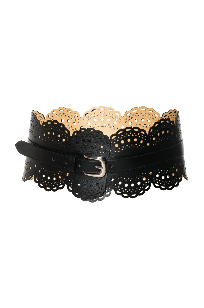 Side View Laser Cut Waist Belt