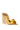 Back View Laurent Gold Diamond Drip Heel Sandal