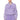 Front View Lavender Dreams Collared Oversized Sweatshirt