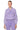 Front View Lavender Dreams Collared Oversized Sweatshirt