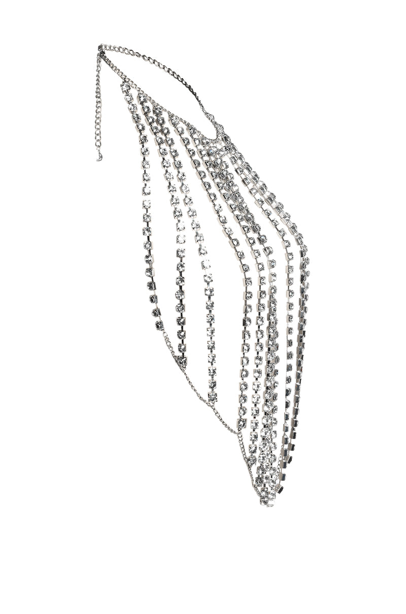 Back View Layer It On Me Necklace And Earring Set