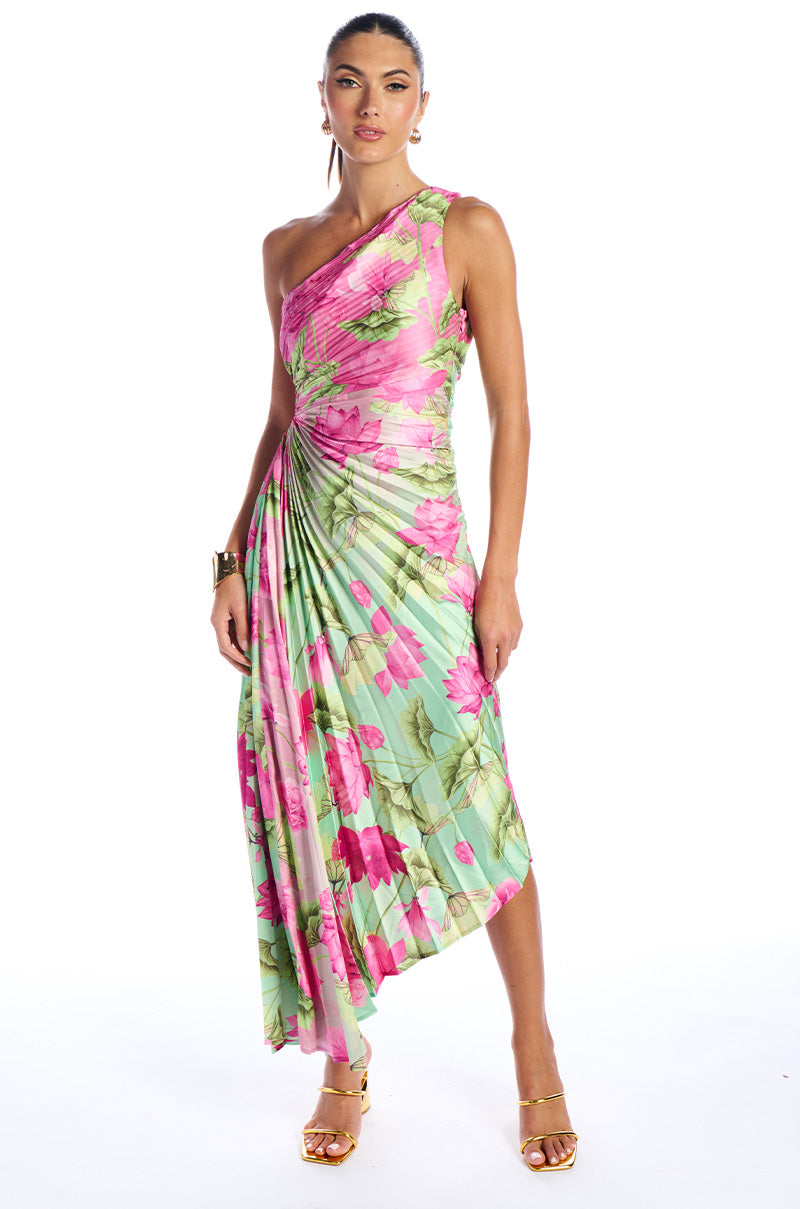 LAZY DAISY PRINTED MIDI DRESS view 0