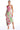 Front View Lazy Daisy Printed Midi Dress