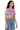 Side View Le Baybay Patch Cropped T Shirt