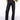 Front View Le Chic Coated Paperbag Waist Straight Leg Pant