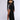 Front View Leader Of The Pack Long Sleeve High Slit Gown