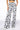 Front View Legendary Newspaper Print Wide Leg Trouser