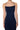 Full View Lena Ruched Mesh Midi Dress In Navy Blue