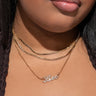 Front View Leo Layer Necklace