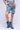 Front View Leray Denim Bermuda Cargo Shorts