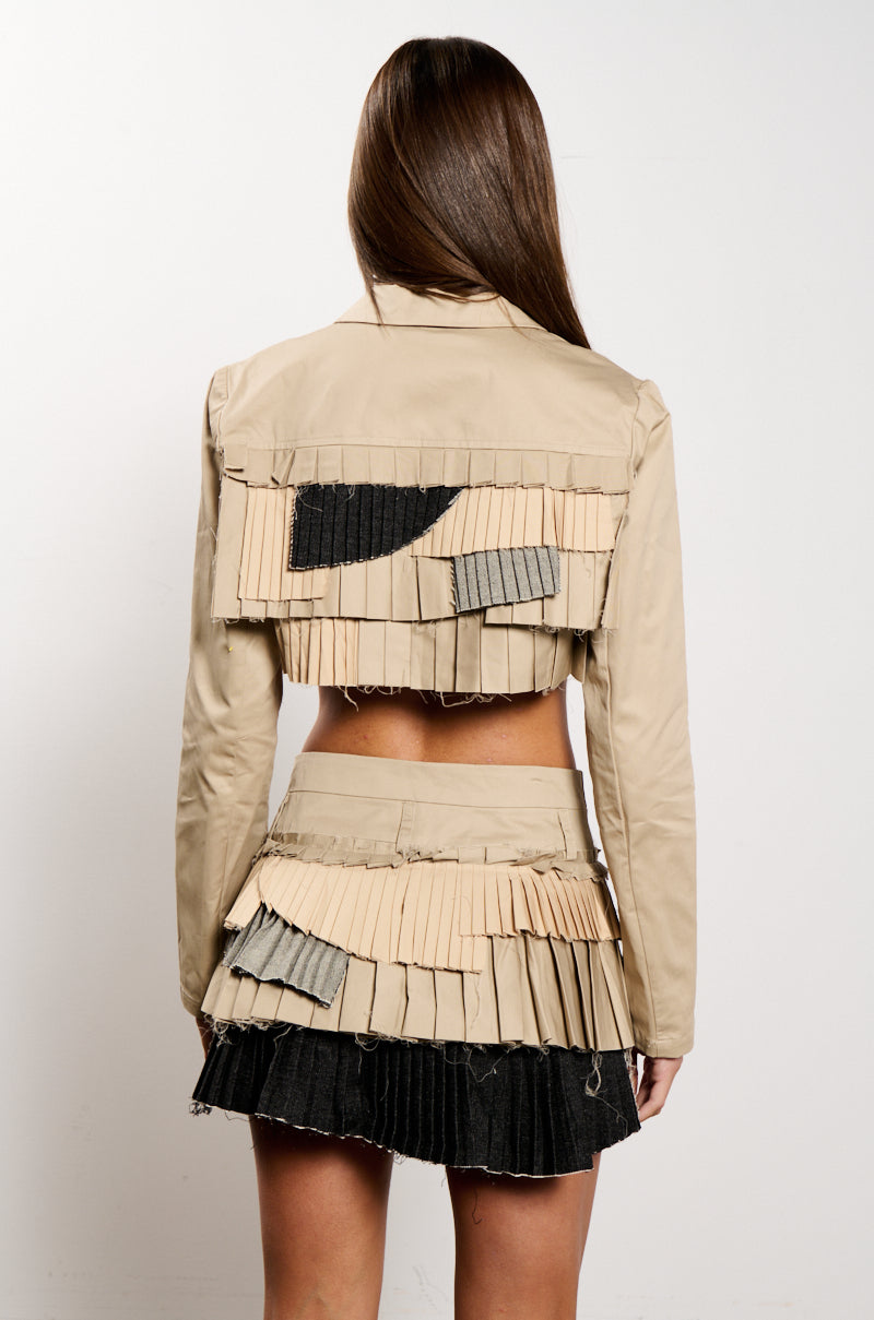 LET ME DOWN SLOWLY CROPPED BLAZER - Main Image