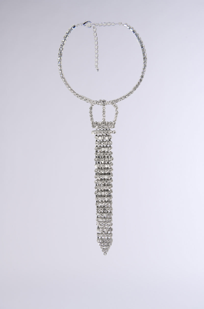 Side View Let Me Get My Tie Necklace