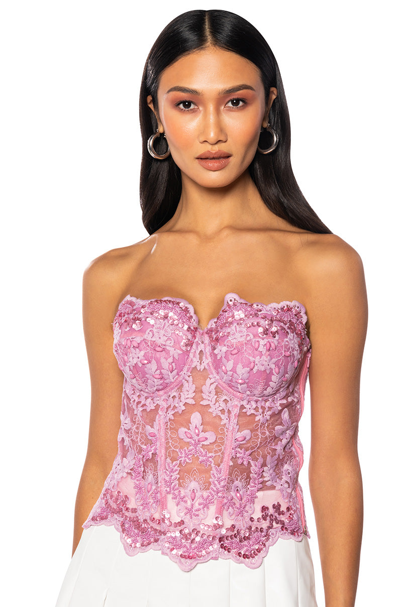 Front View Let Me Remind You Corset