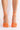 Back View Lets Get Away Square Toe Netted Strappy Pump In Orange