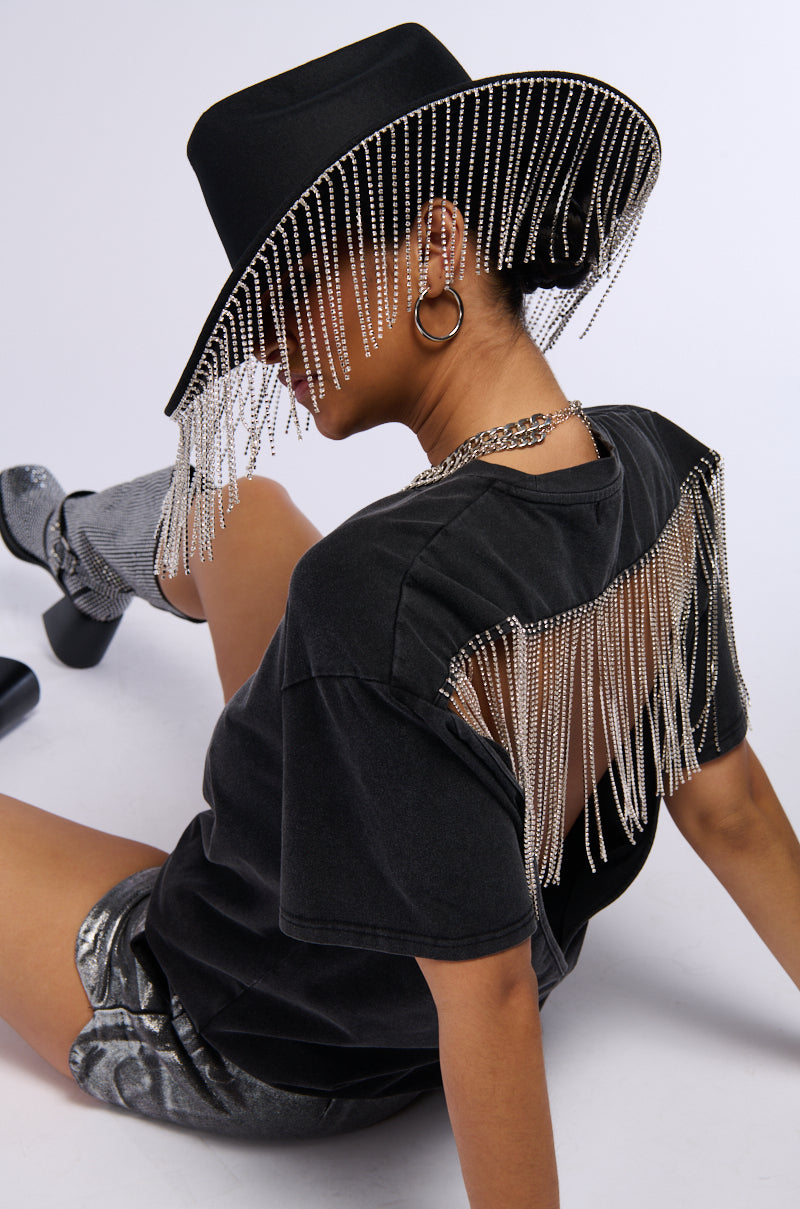 LETS GET ROWDY BLING COWBOY HAT view 0