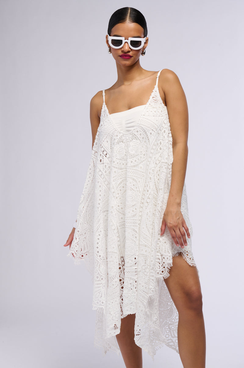 LETS GO TO THE BEACH LACE COVER UP view 0