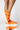 Front View Lets Ride Flatform Sandal in Orange