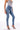 Front View Life Like This Rhinestone Stripe Skinny Jeans