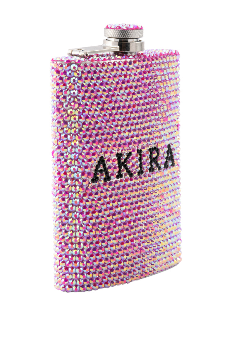Back View Life Of The Party Bling Flask