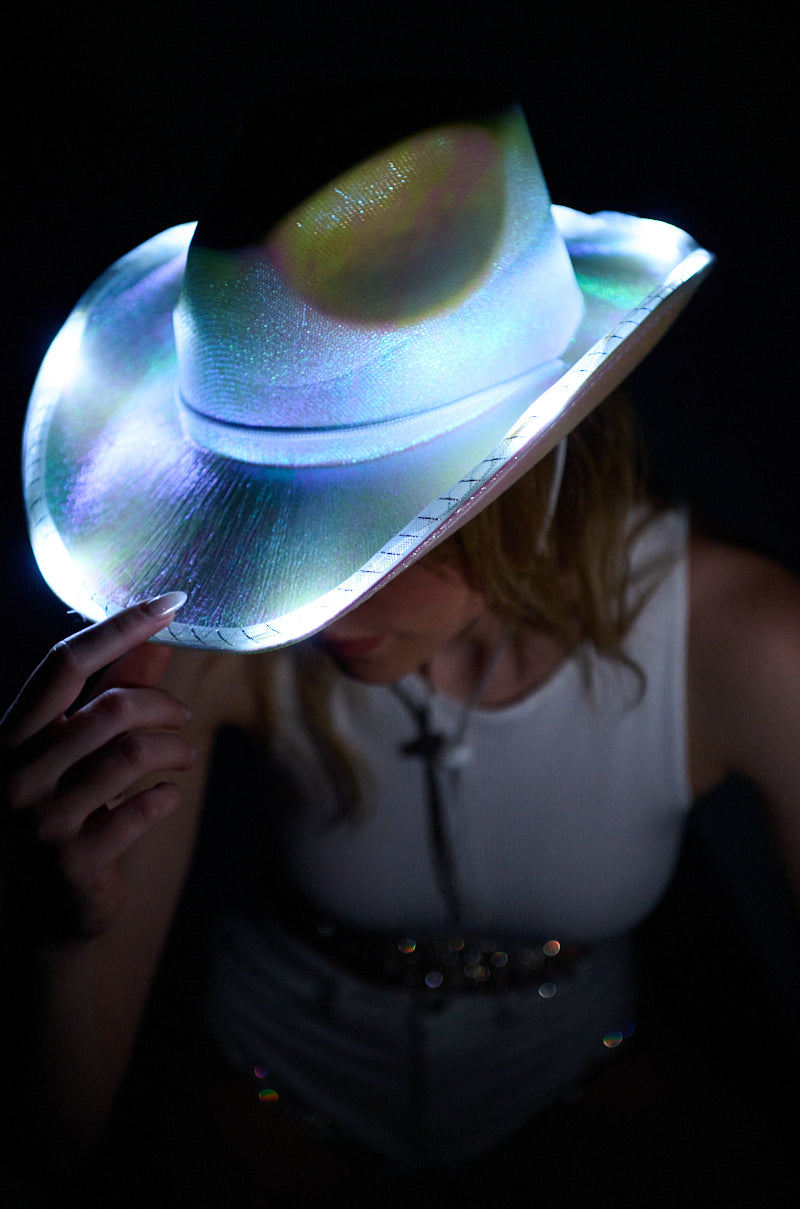 Side View Light Me Up Cowboy Hat 1