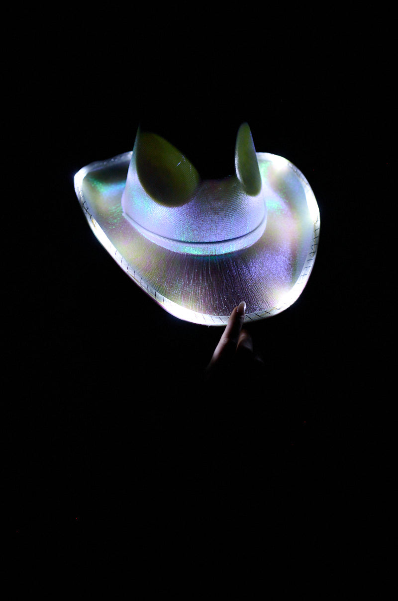 Back View Light Me Up Cowboy Hat 2