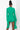 Back View Like A Gem Ruffle Sleeve Romper in Emerald