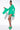  Like A Gem Ruffle Sleeve Romper in Emerald