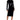 Front View Like Liquid Faux Patent Leather Midi Dress