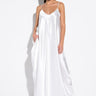 Front View Like Royalty Maxi Satin Dress