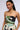 Front View Lilah Printed Knot Front Strapless Top