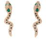 Side View Lili Snake Earring In Gold