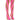 Front View Lilith Mesh Thigh High Boot In Pink