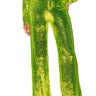 Front View Limeade Dreaming Sequin Trouser