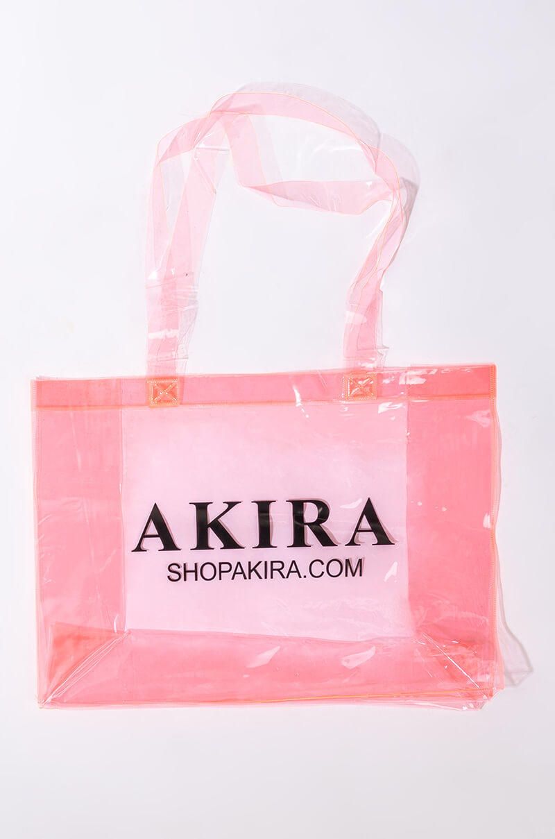 Side View Limited Edition Akira Pvc Shopping Bag