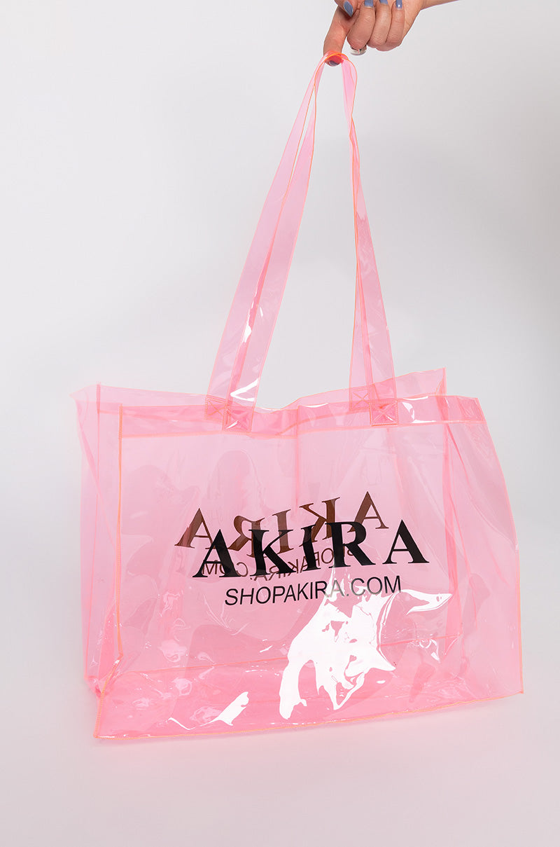 Side View Limited Edition Akira Pvc Shopping Bag
