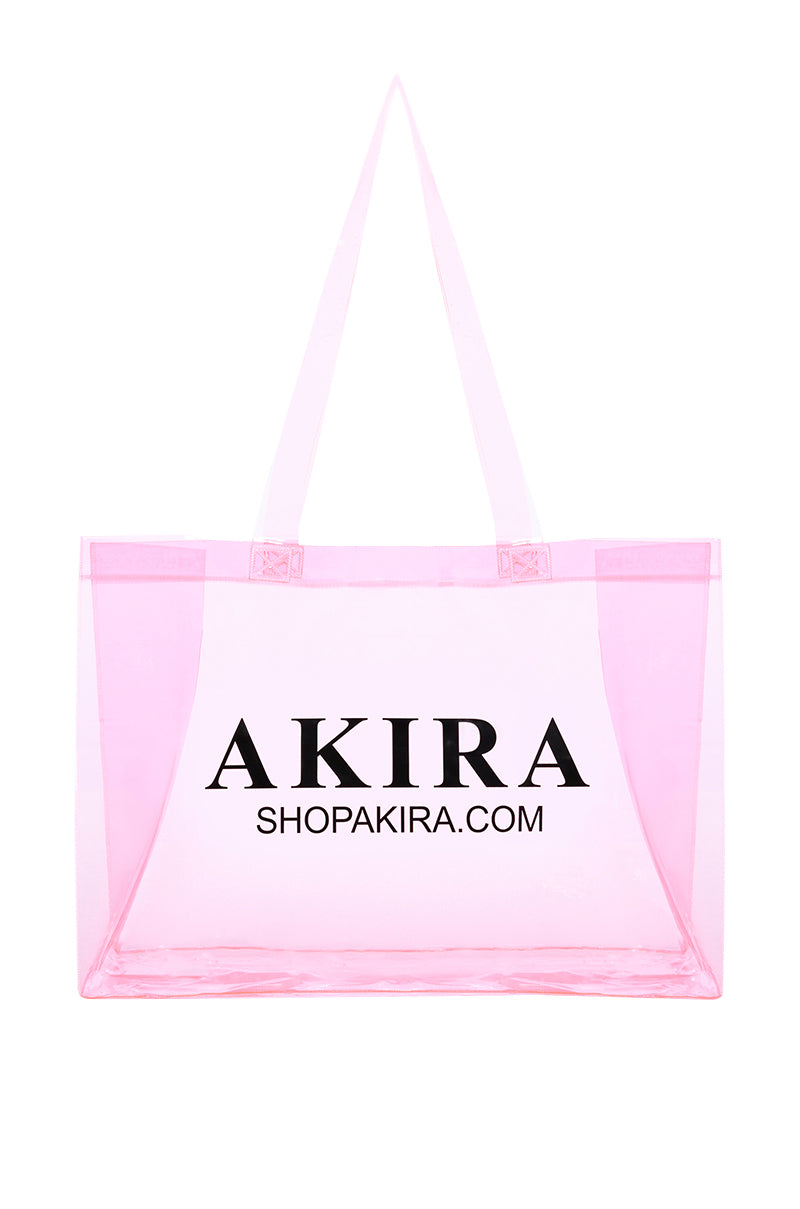Side View Limited Edition Akira Pvc Shopping Bag